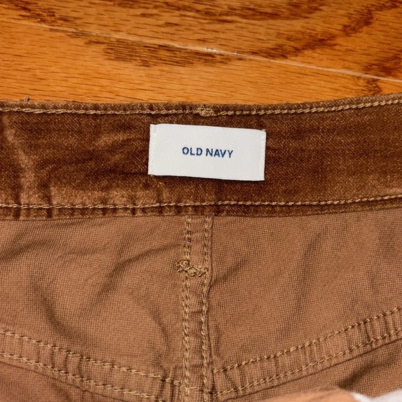 Old Navy Preppy Stretchy Corduroy Mini Skirt Tan Brown Cognac Secret Slimming 4 - Picture 4 of 9